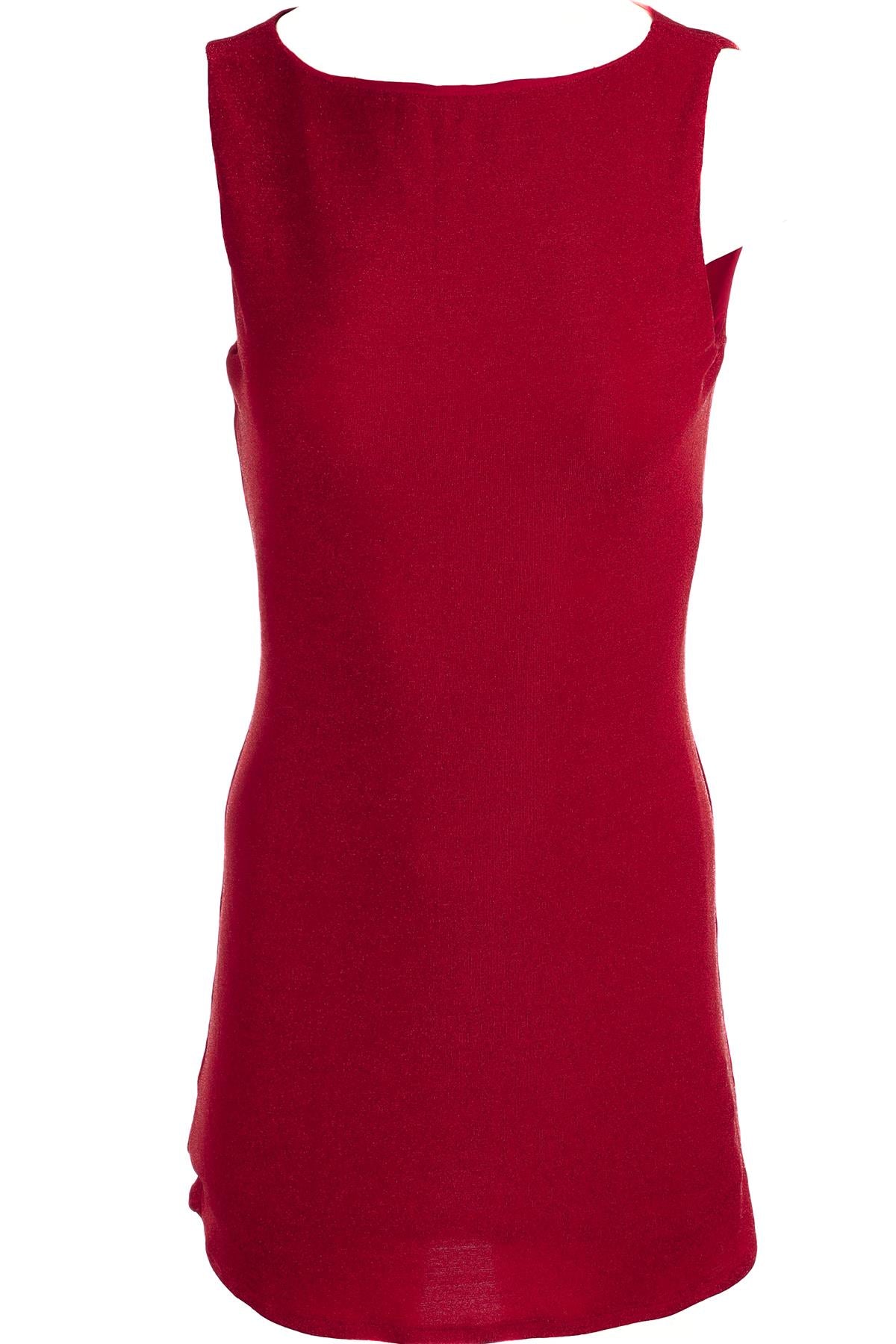 REFORMATION RED JERSEY MINI DRESS SMALL