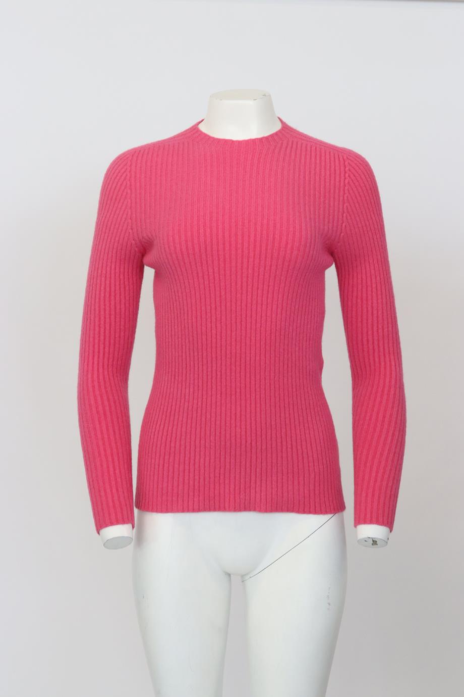 APPARIS RIBBED KNIT SWEATER SMALL