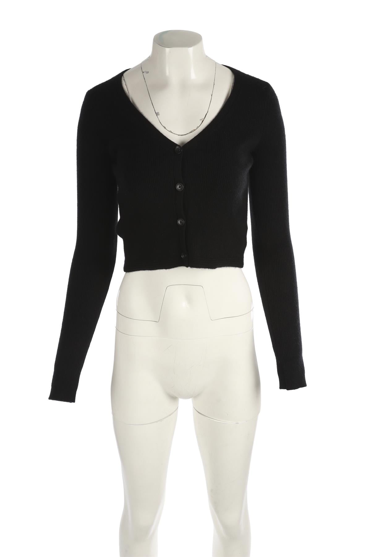 SABLYN BLACK CASHMERE CARDIGAN MEDIUM