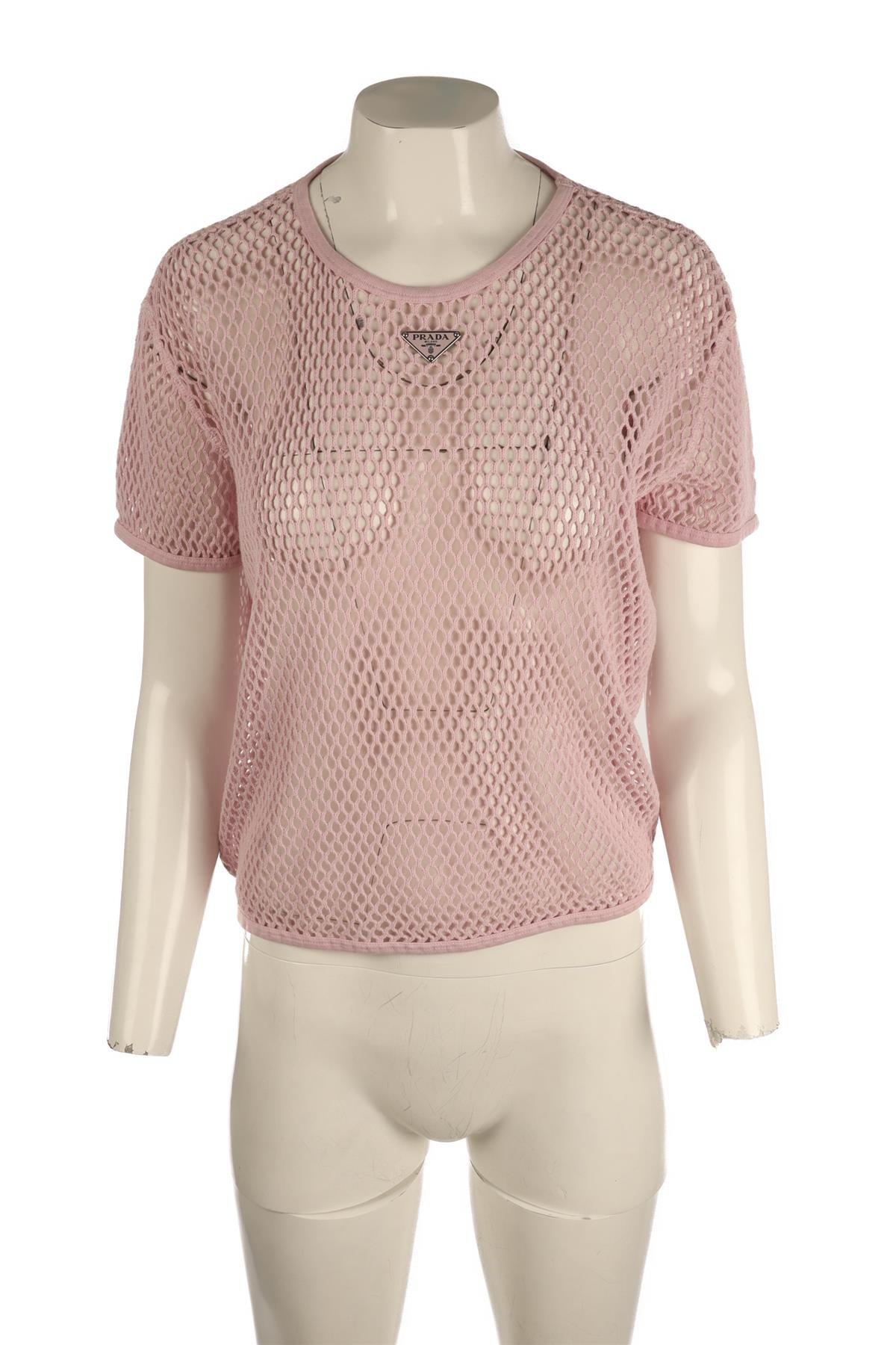 PRADA PINK COTTON TOP SMALL