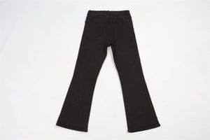 FRAME BLACK HIGH RISE FLARED JEANS W28 UK 10