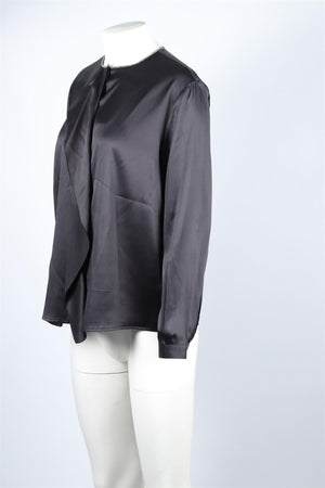 Fabina Filippi Black Silk Top MEDIUM