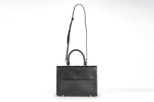 ALEXANDER WANG BLACK LEATHER TOTE BAG