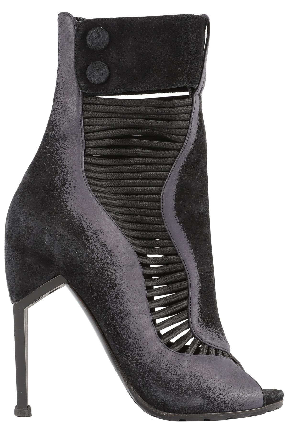 NICHOLAS KIRKWOOD BLACK SUEDE ANKLE BOOTS EU 38 UK 5 US 8