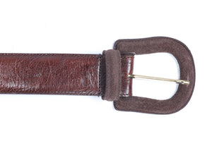 BAMFORD BROWN LEATHER BELT LARGE