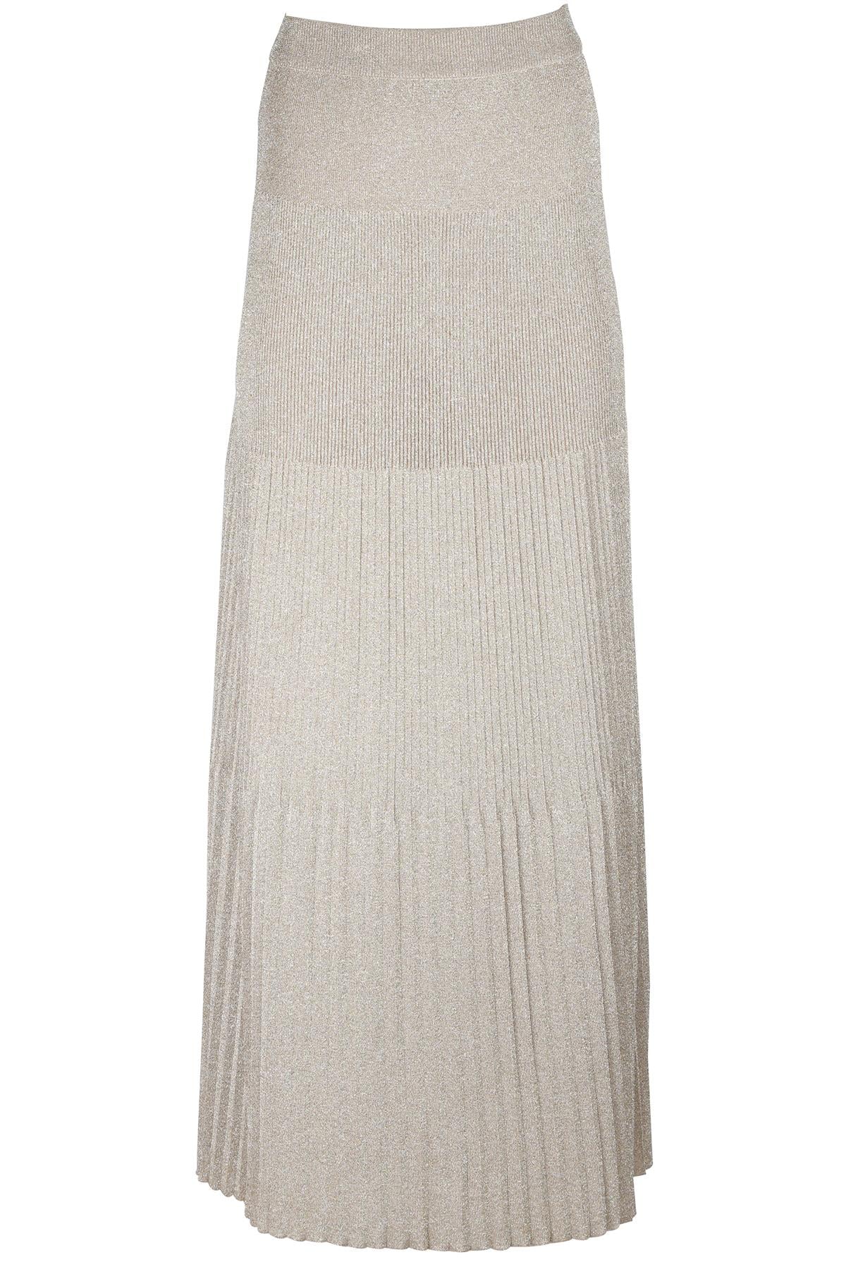 MISSONI GOLD KNIT MAXI SKIRT IT 48 UK 16
