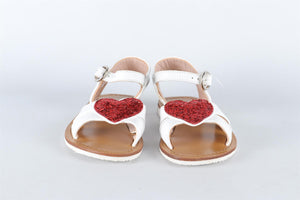 SOPHIA WEBSTER WHITE KIDS GIRLS LEATHER SANDALS EU 25 UK 8 US 9