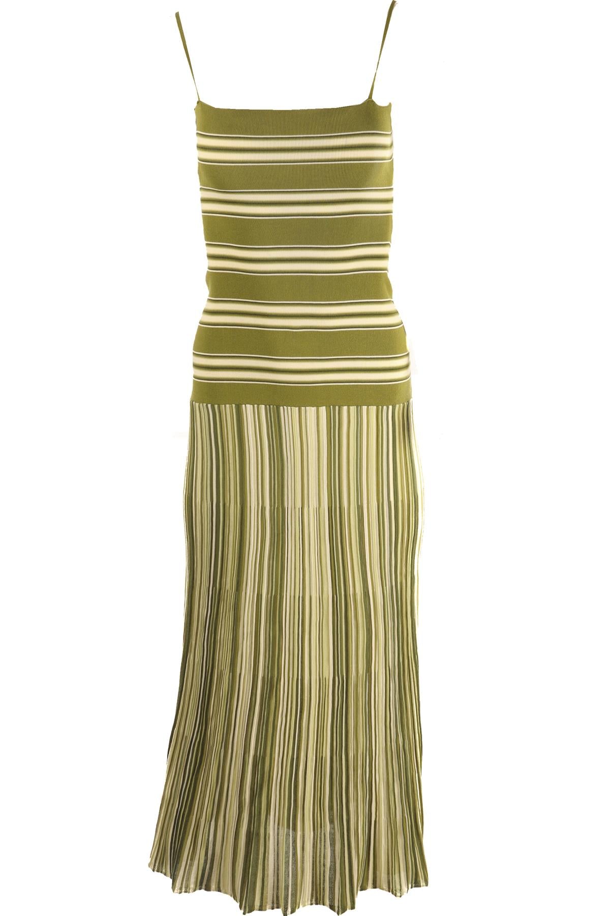 FAITHFULL THE BRAND GREEN KNIT MAXI DRESS AU 6 UK 6