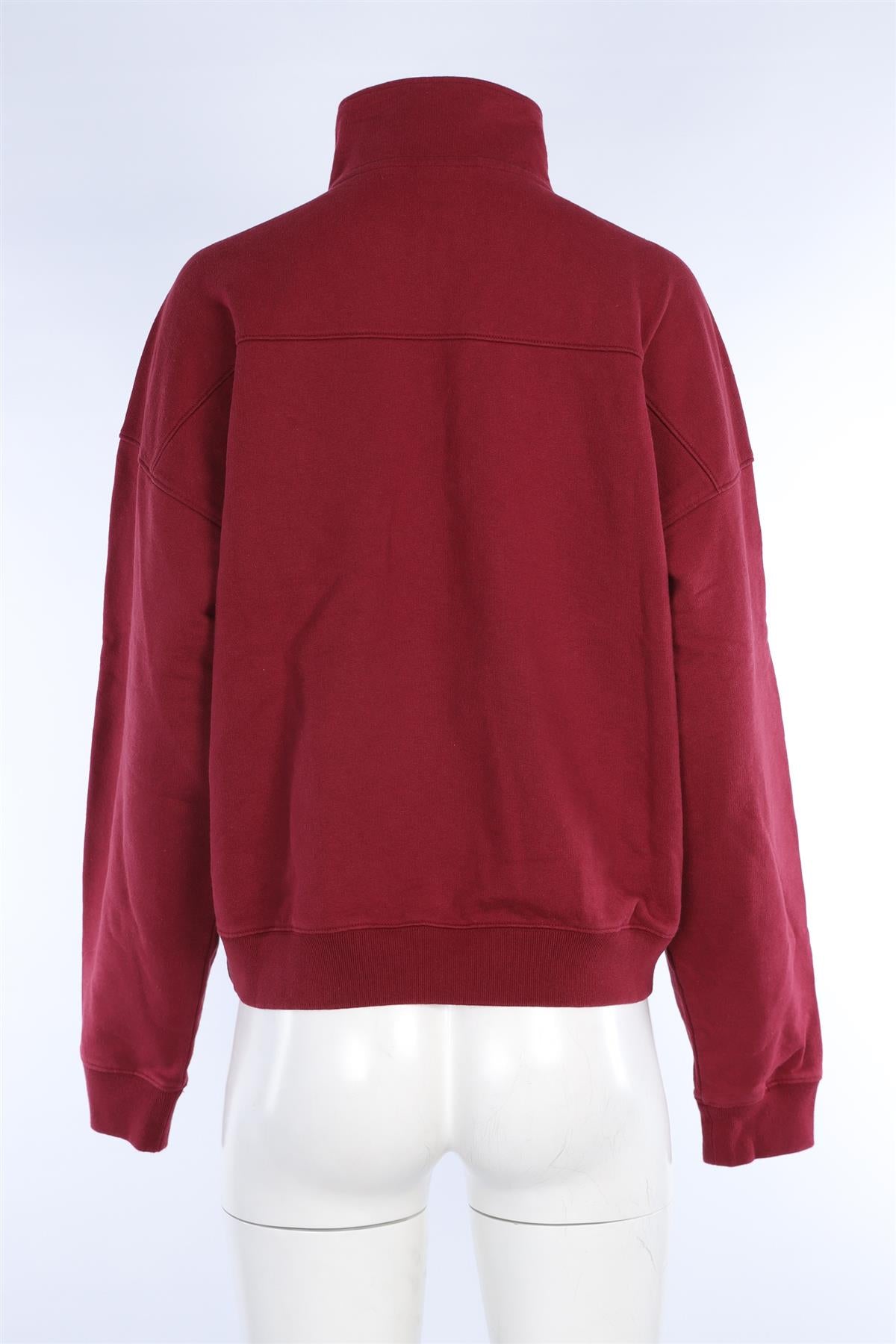 SPORTY & RICH RED COTTON SWEATSHIRT LARGE