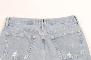 AGOLDE BLUE HIGH RISE DENIM SHORTS W29 UK 10-12