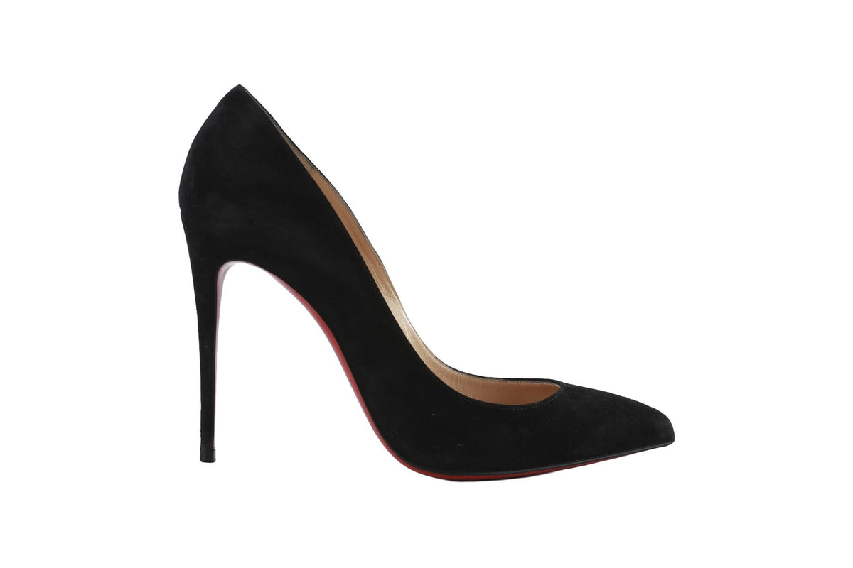 BLACK SUEDE PUMPS