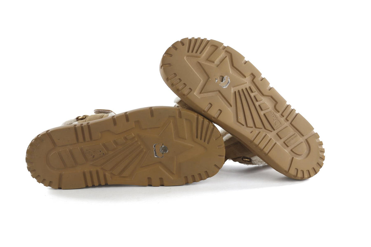CHRISTIAN DIOR TAN DIORACT SUEDE SANDALS EU 39 UK 6 US 9