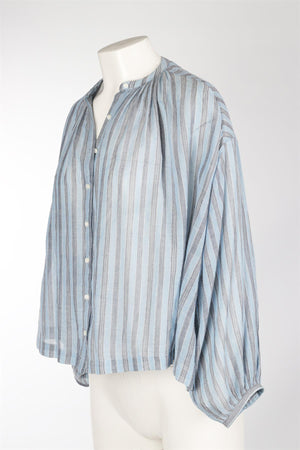 DÔEN BLUE COTTON TOP XSMALL
