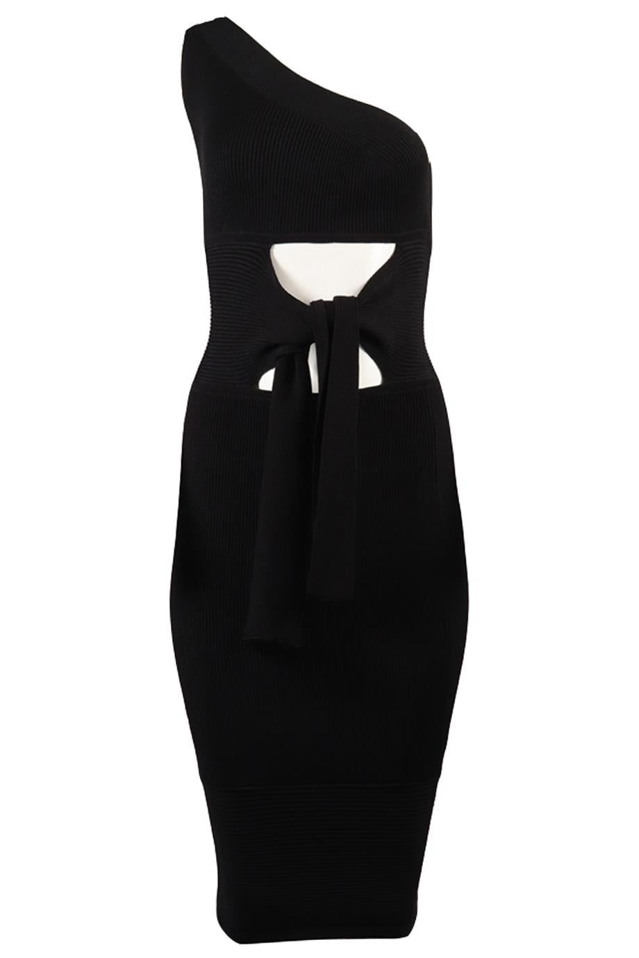 CUSHNIE ET OCHS KNIT MIDI DRESS SMALL