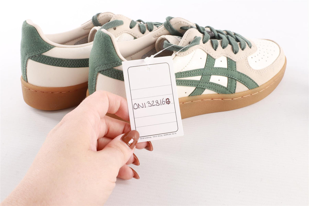 ONITSUKA TIGER GREEN GSM CREAM/HIKING GREEN SNEAKERS EU 39 UK 5 US 6