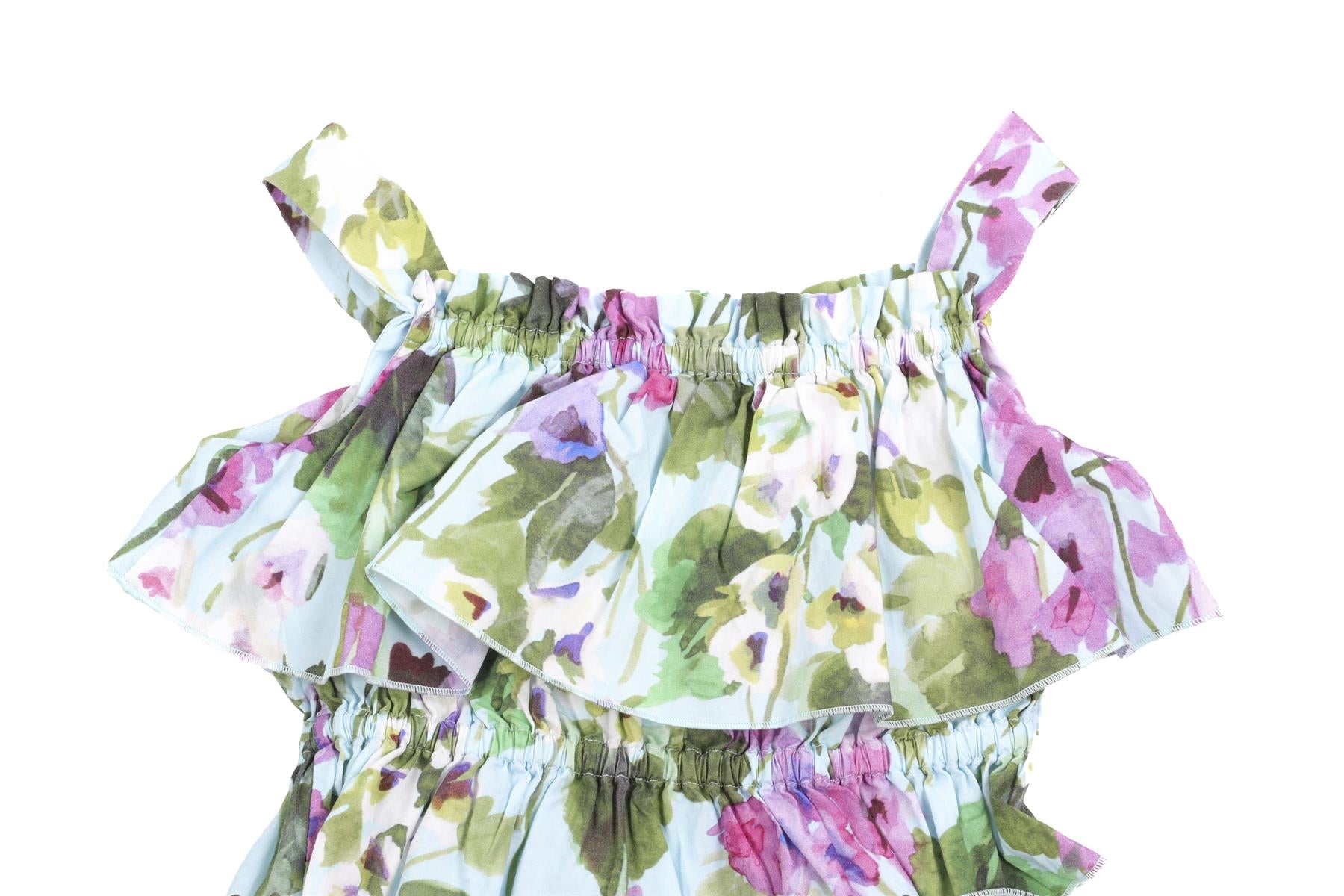 DOLCE & GABBANA MULTI BABY GIRLS TOP AND SKIRT SET 12-18 MONTHS