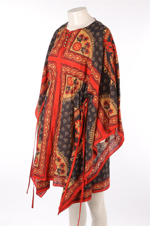 GUCCI RED COTTON MINI DRESS IT 40 UK 8