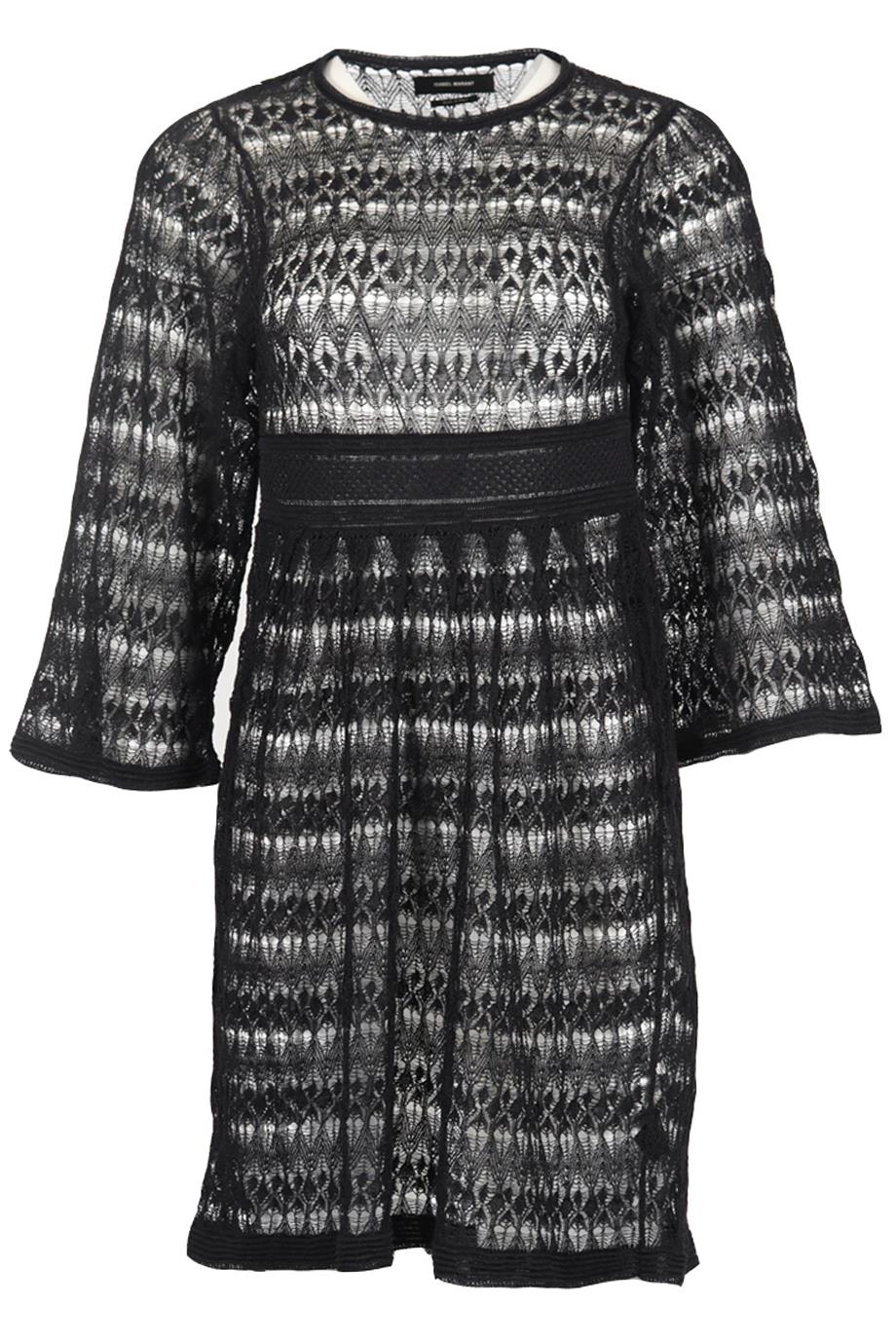 ISABEL MARANT LINEN BLEND MINI DRESS FR 38 UK 10