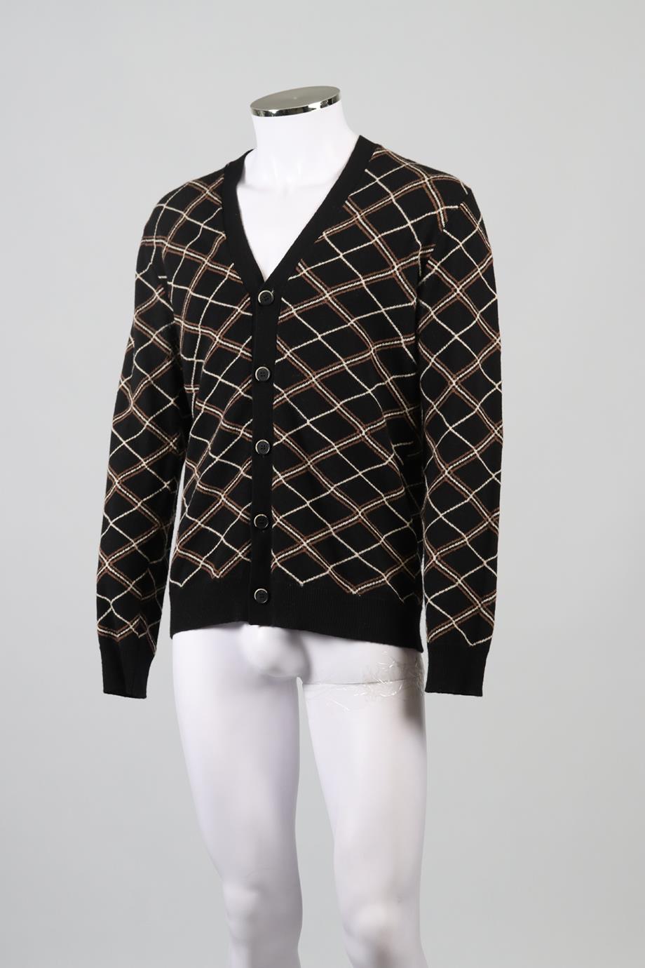 BARENA MEN'S WOOL CARDIGAN MEDIUM