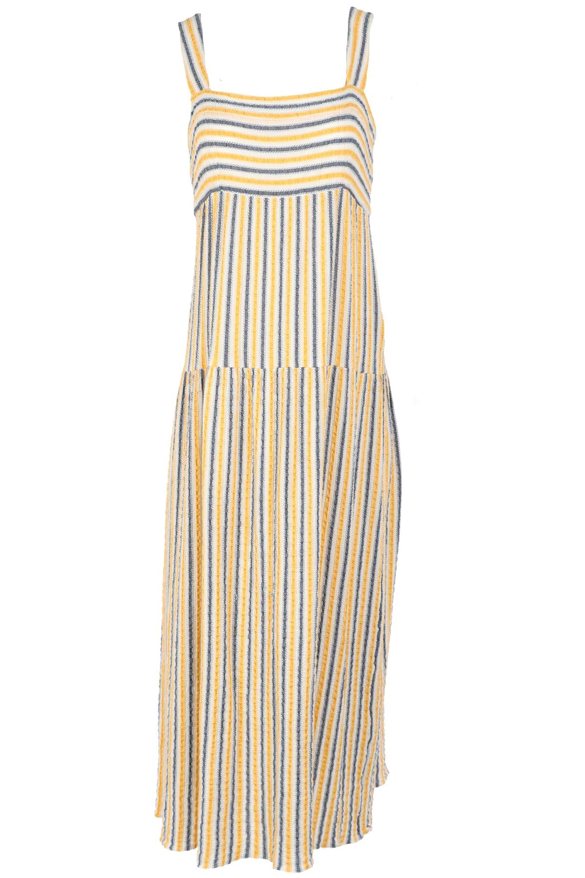 THREE GRACES LONDON MULTI COTTON MAXI DRESS UK 10