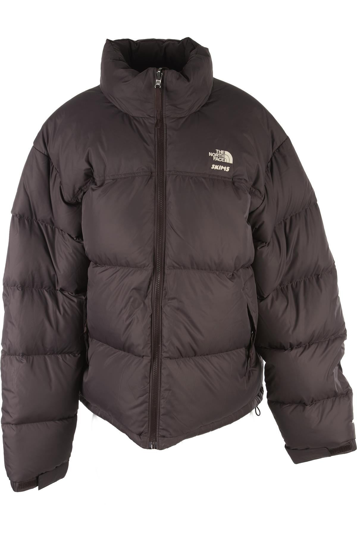 THE NORTH FACE + SKIMS BROWN PADDED SHELL JACKET LARGE
