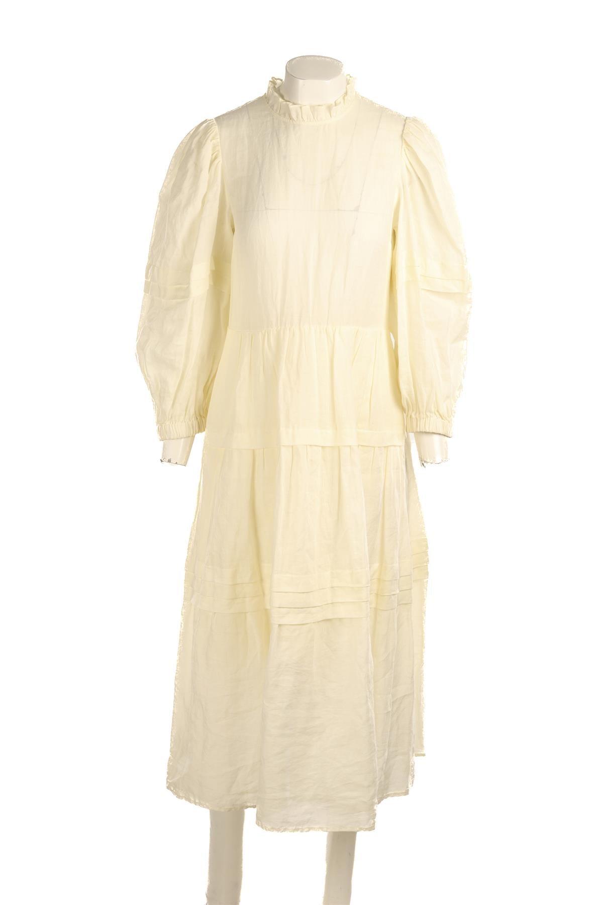SEA NEW YORK CREAM RAMIE MAXI DRESS XSMALL