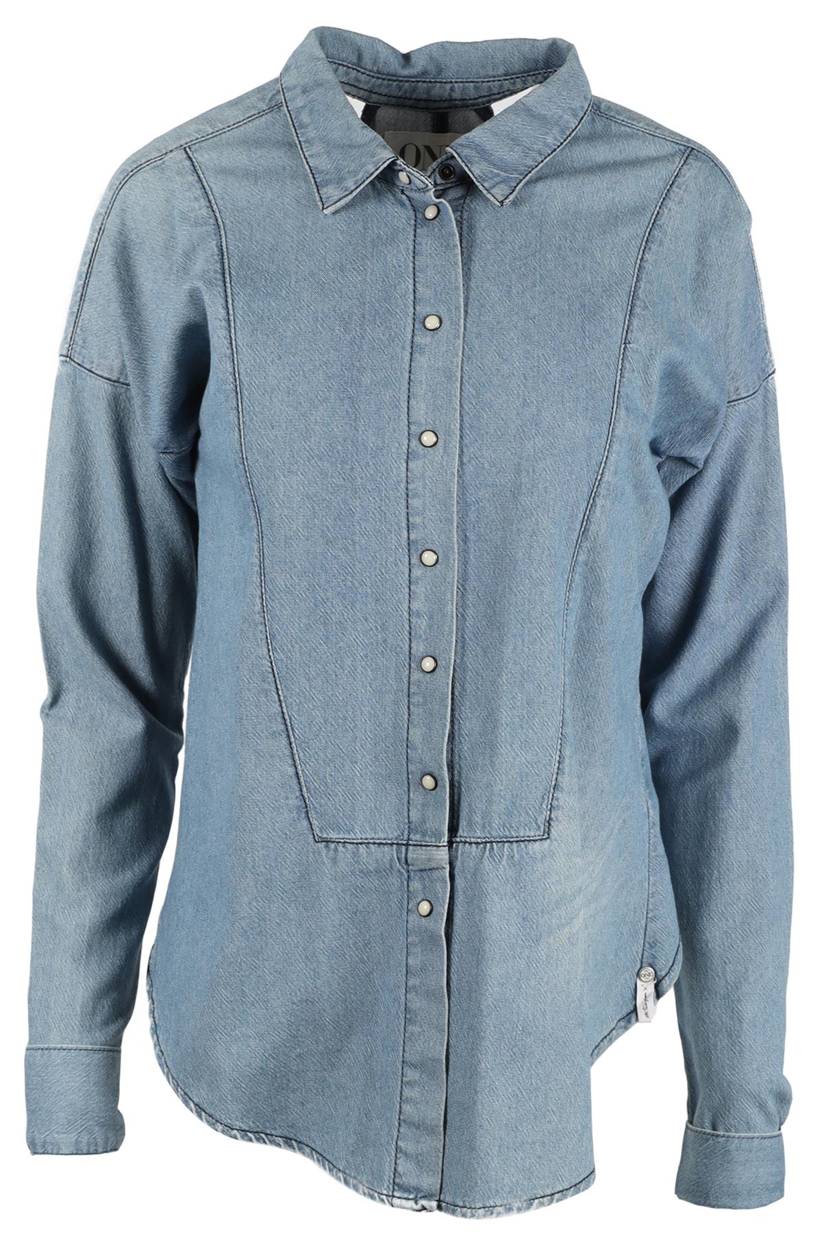 ONE BY ONE TEASPOON BLUE DENIM SHIRT XSMALL