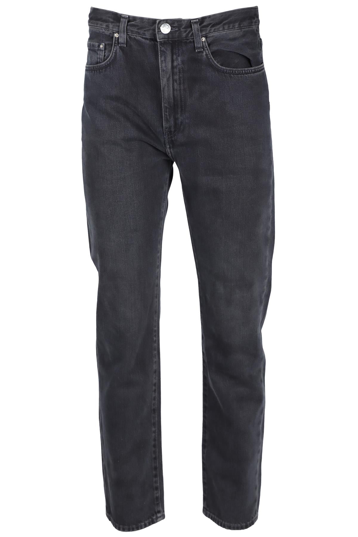 TOTEME GREY HIGH RISE STRAIGHT LEG JEANS W29 UK 10-12