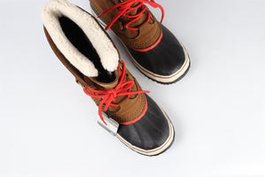 SOREL BROWN SUEDE SNOW BOOTS EU 40.5 UK 7.5 US 10.5