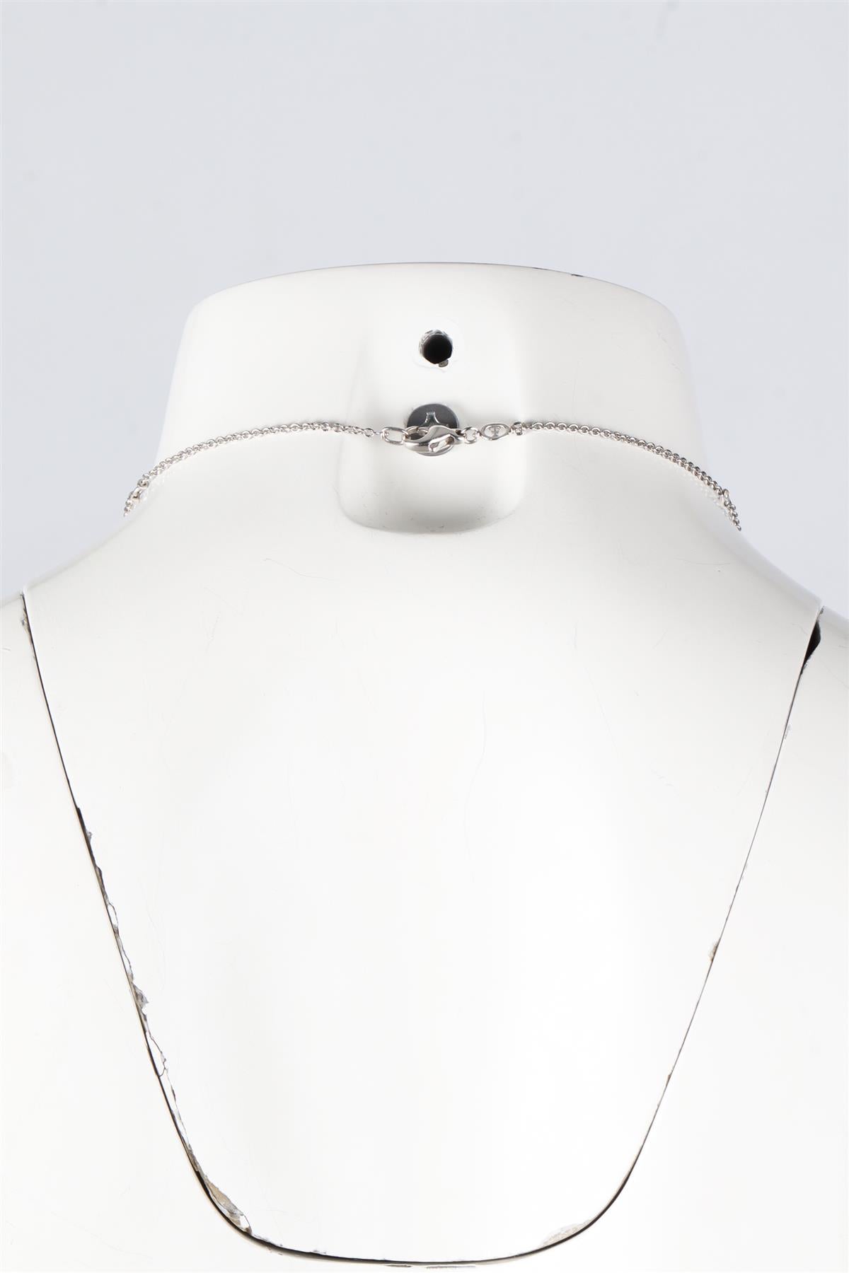 THEO FENNELL 18K WHITE GOLD AND DIAMOND CHAIN NECKLACE
