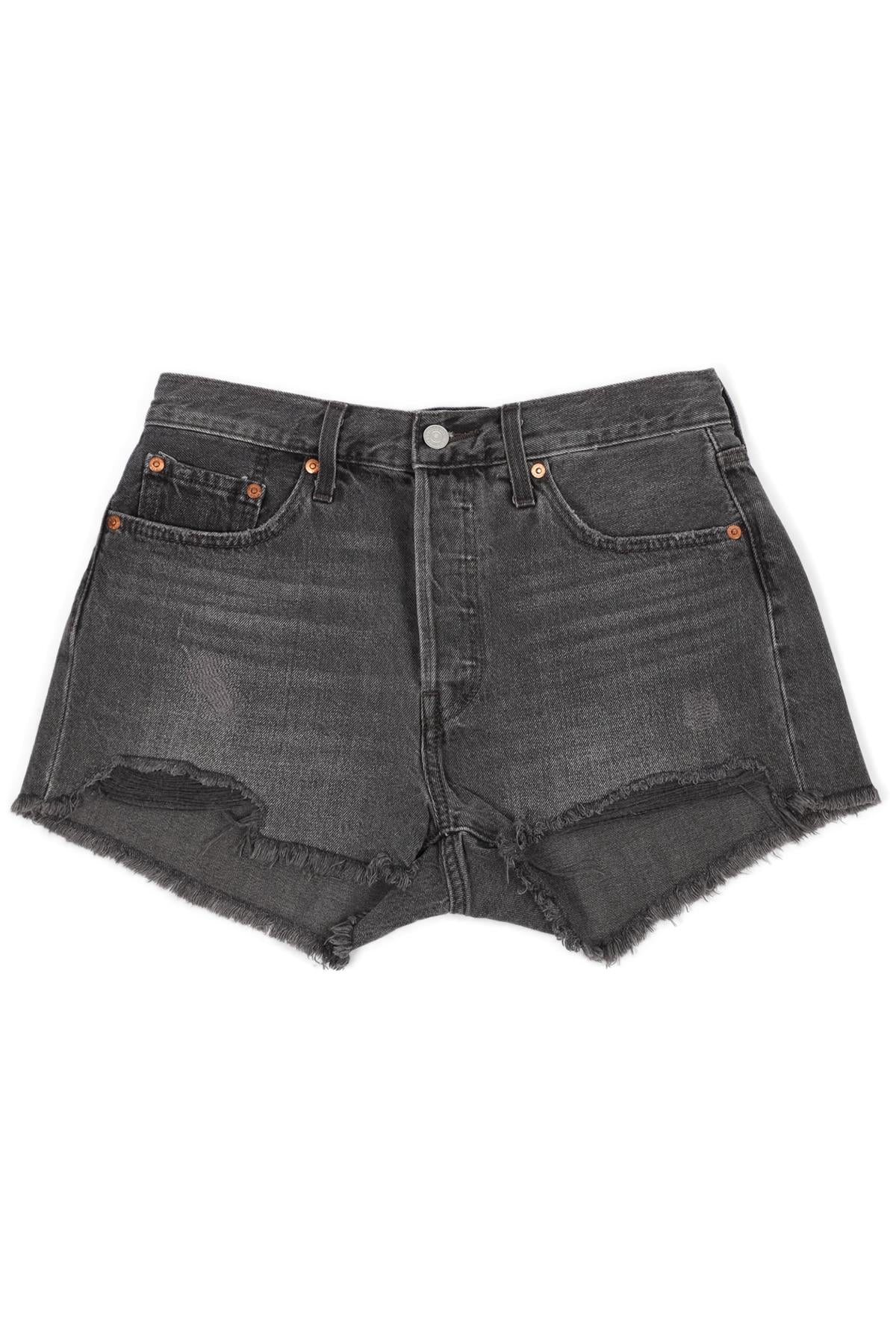 LEVI'S HIGH RISE DENIM SHORTS W28 UK 10