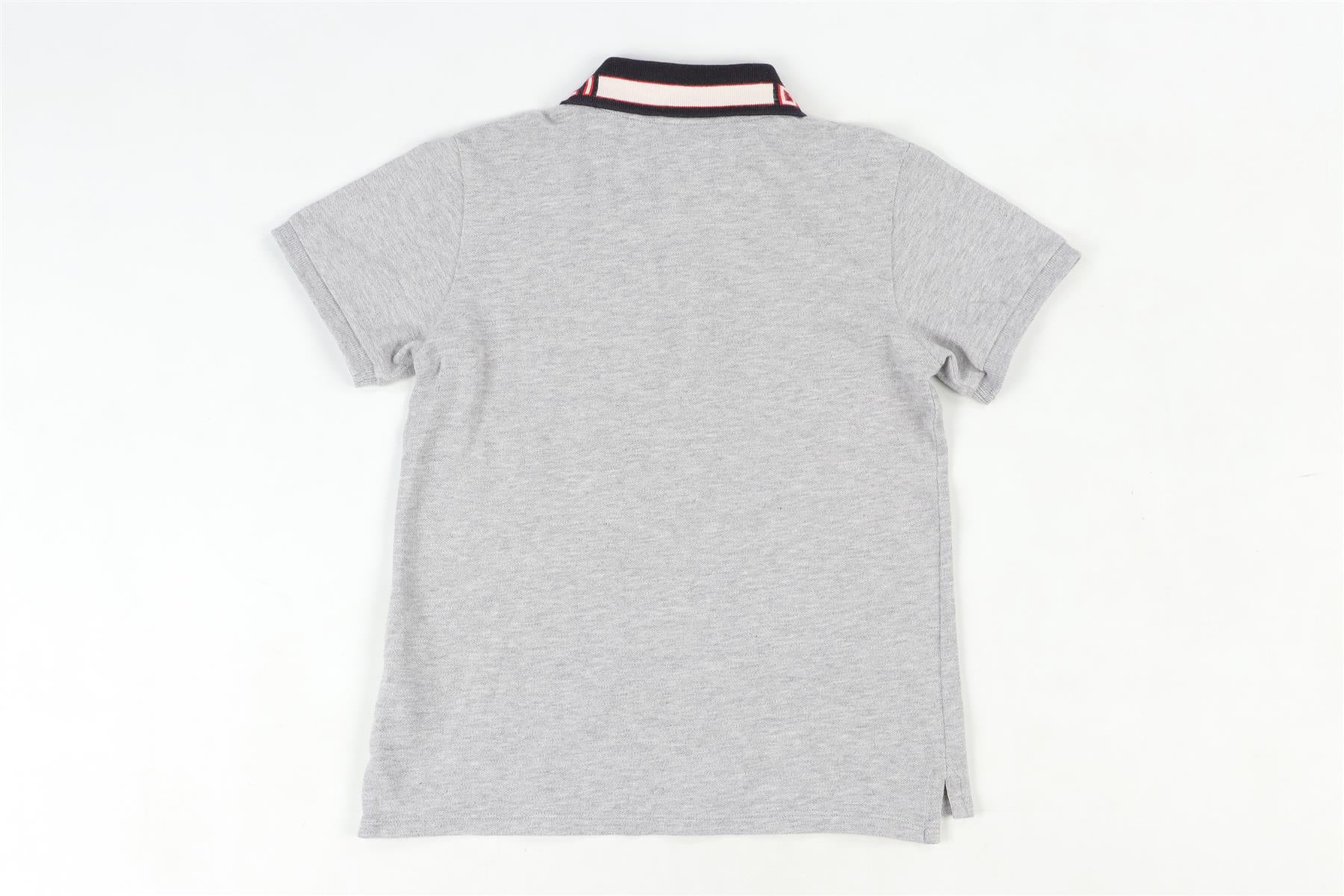 GUCCI GREY KIDS BOYS POLO SHIRT 8 YEARS