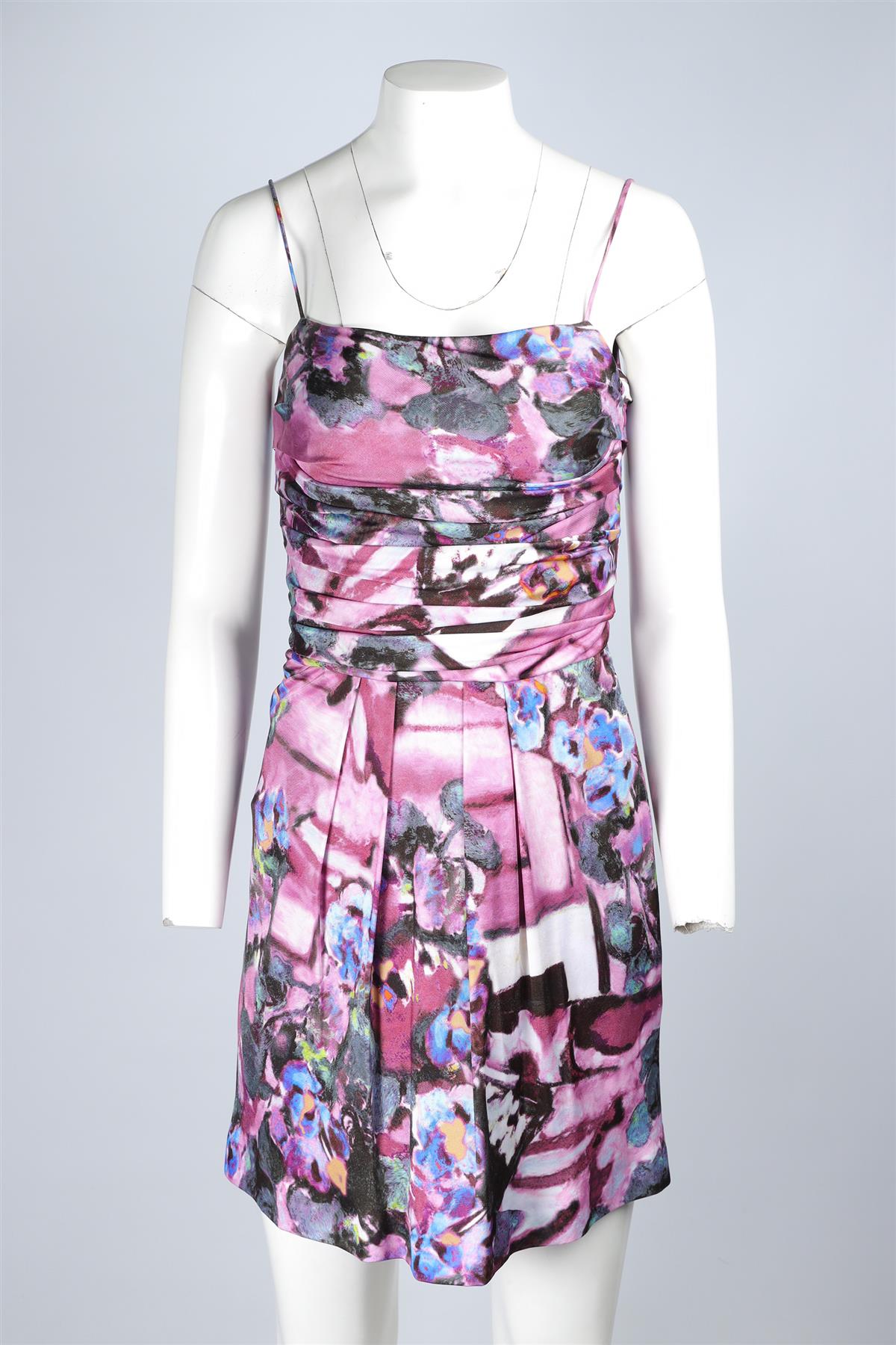 ALBERTA FERRETTI MULTI JERSEY MINI DRESS IT 40 UK 8