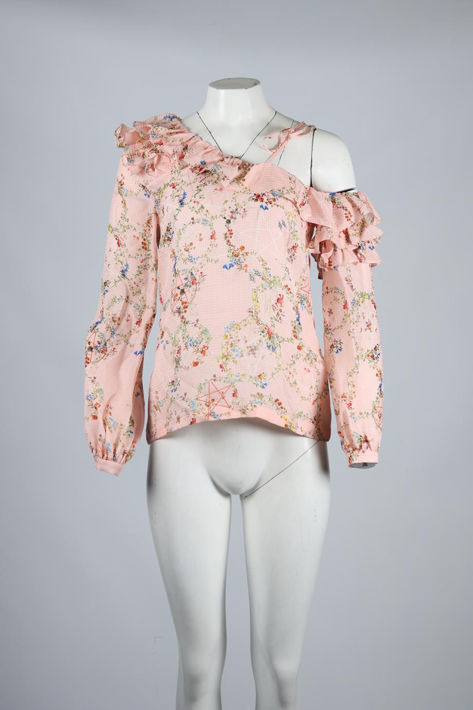 PREEN BY THORNTON BREGAZZI SILK TOP MEDIUM
