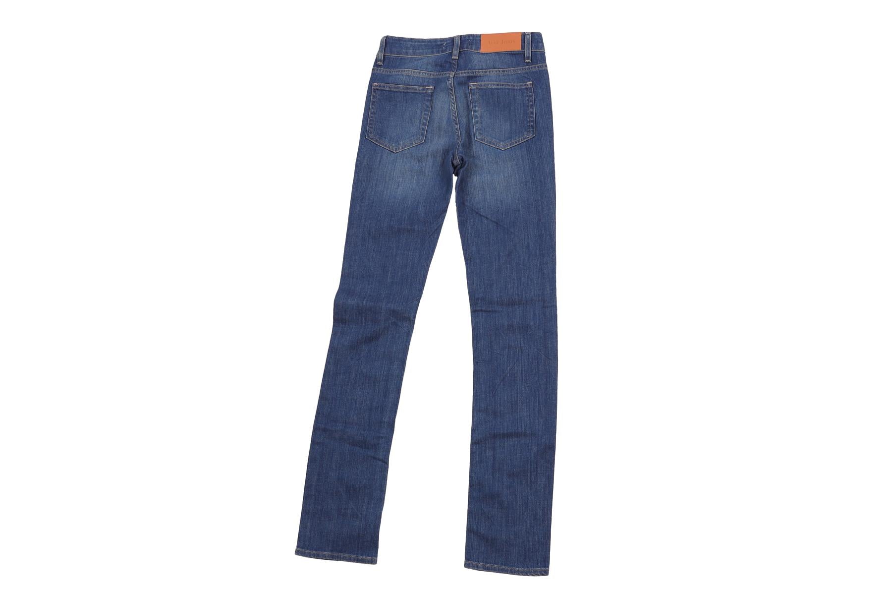 ACNE JEANS BLUE MID RISE SKINNY JEANS W25 UK 6-8