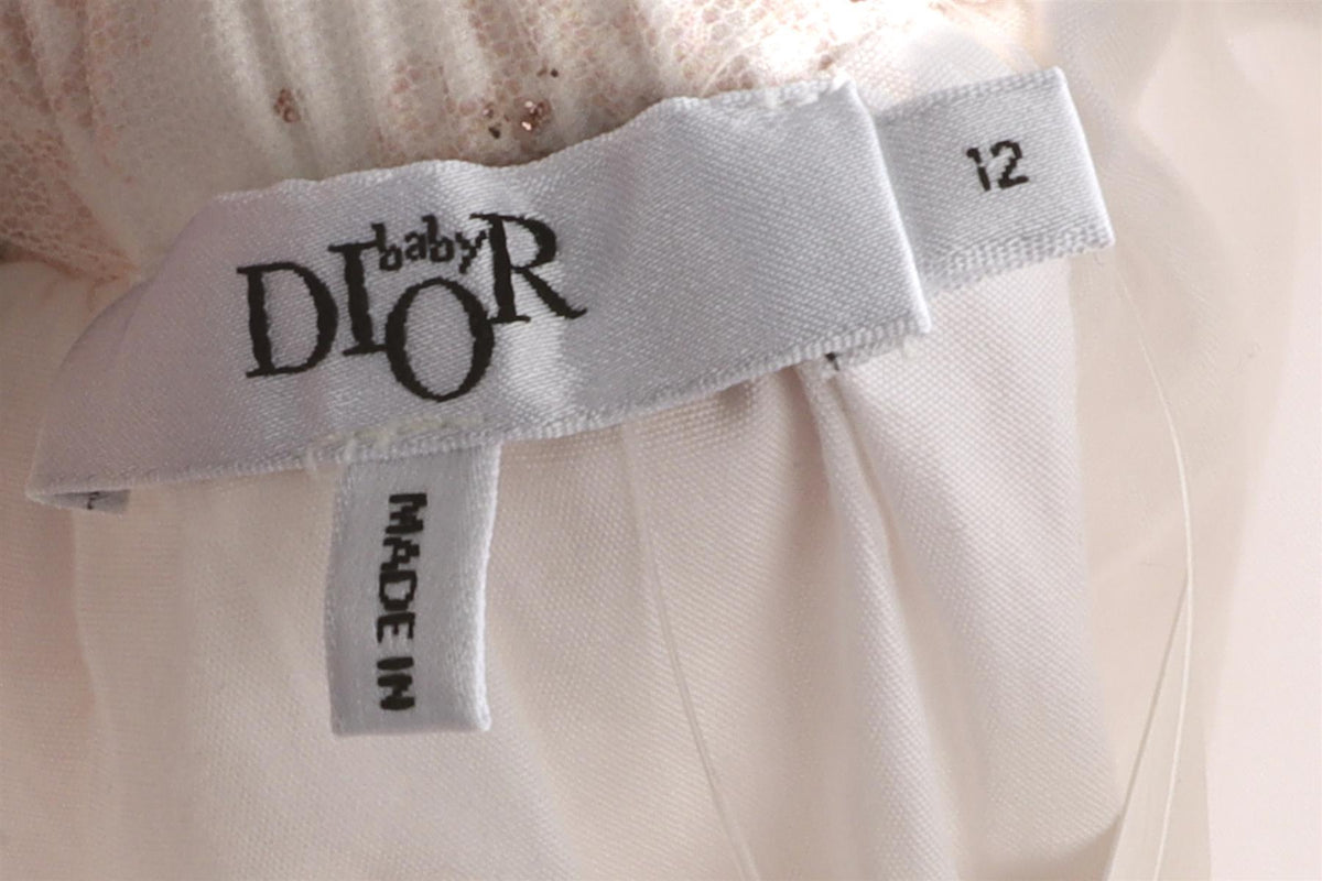 BABY DIOR WHITE BABY GIRLS SKIRT 12 MONTHS