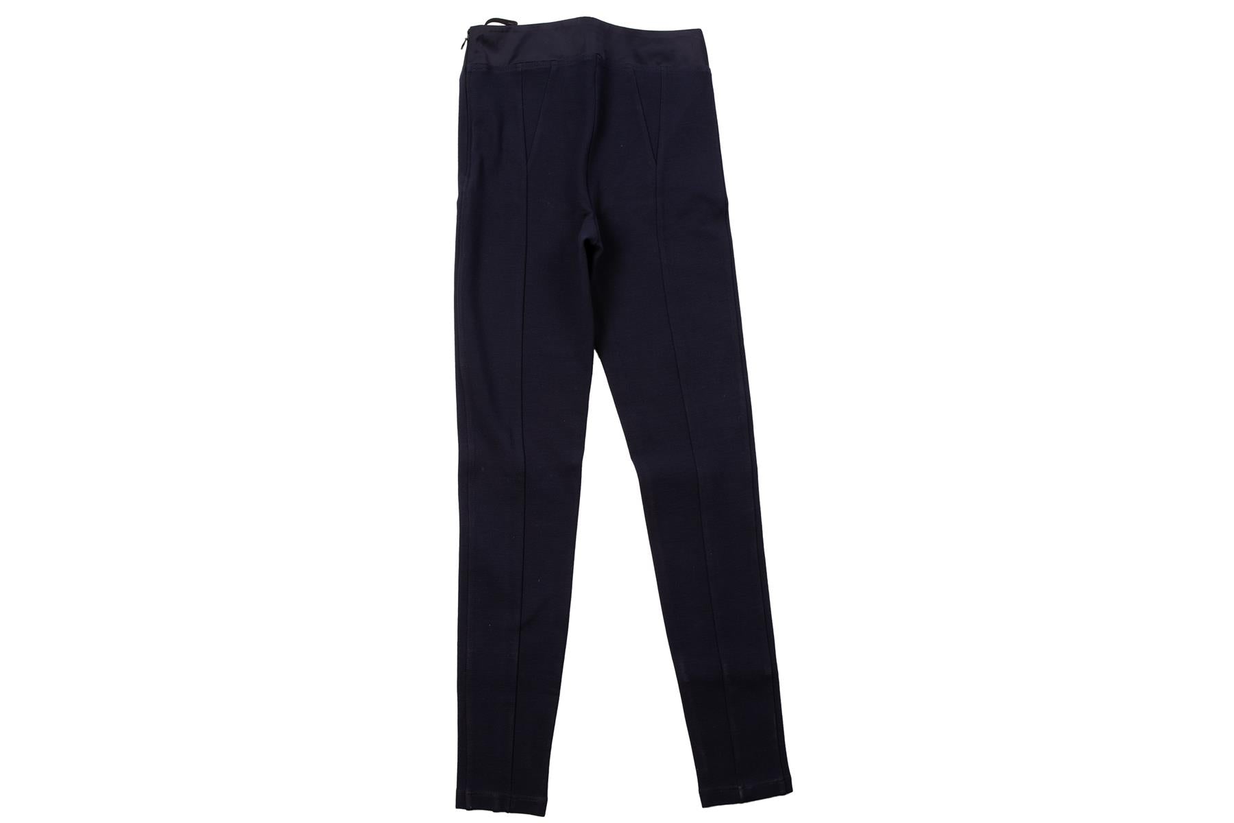 GIVENCHY NAVY WOOL LEGGINGS FR 34 UK 6