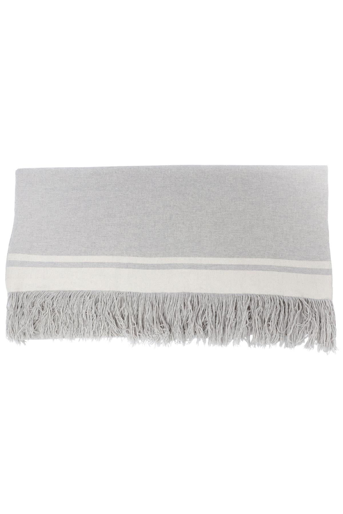 ISABEL MARANT GREY CASHMERE SCARF ONE SIZE