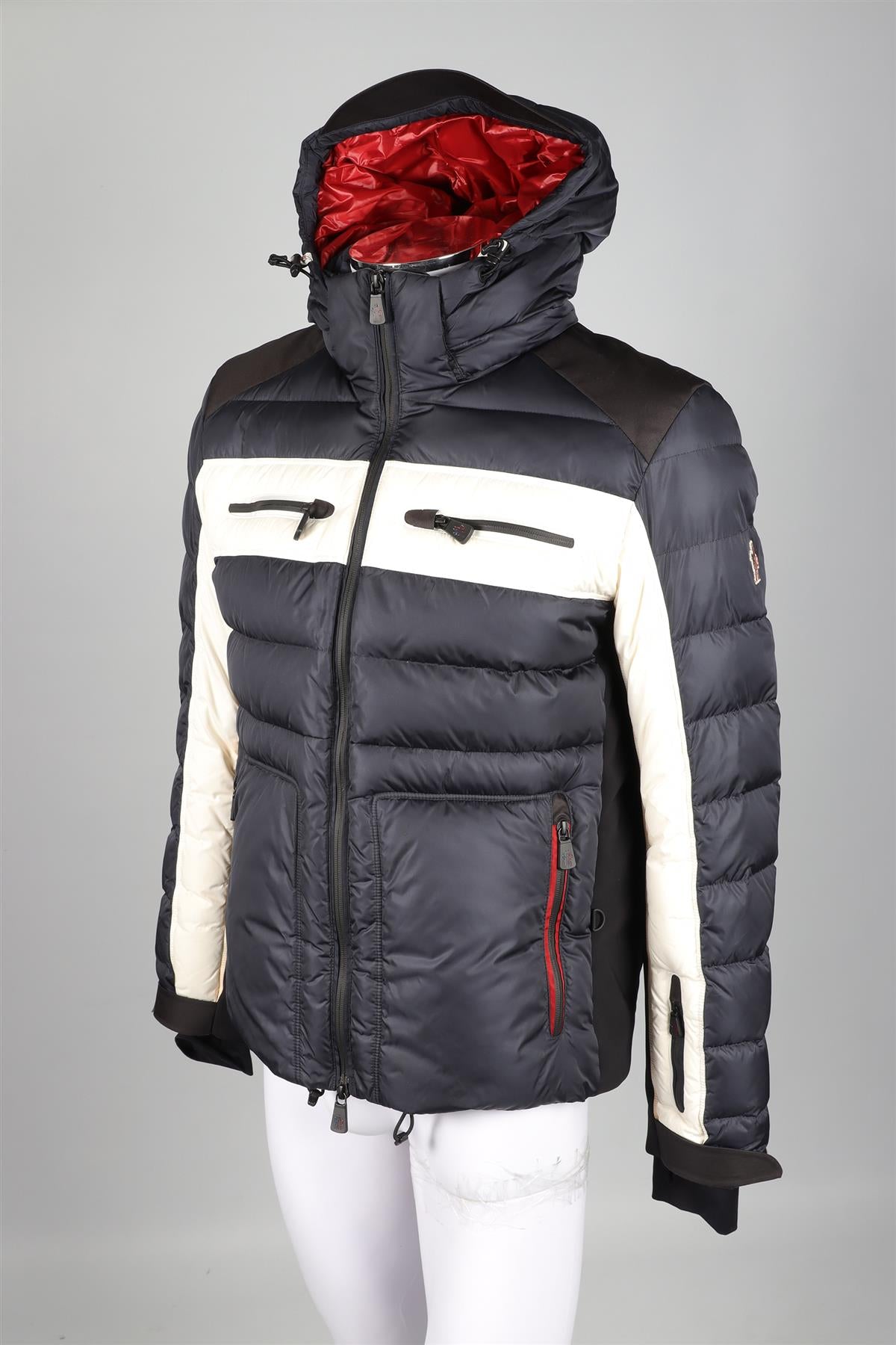 MONCLER GRENOBLE NAVY MEN'S PADDED DOWN JACKET MEDIUM