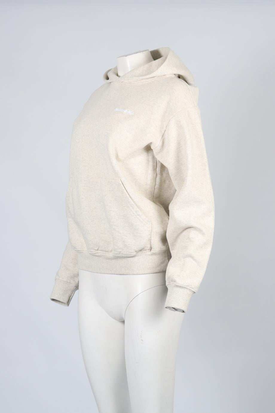 SPORTY AND RICH COTTON BLEND HOODIE XSMALL