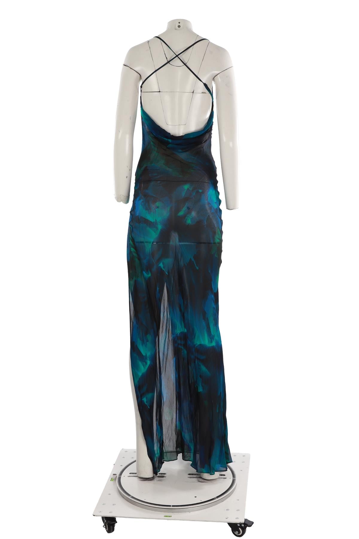 RAT & BOA MULTI CREPE MAXI DRESS XSMALL