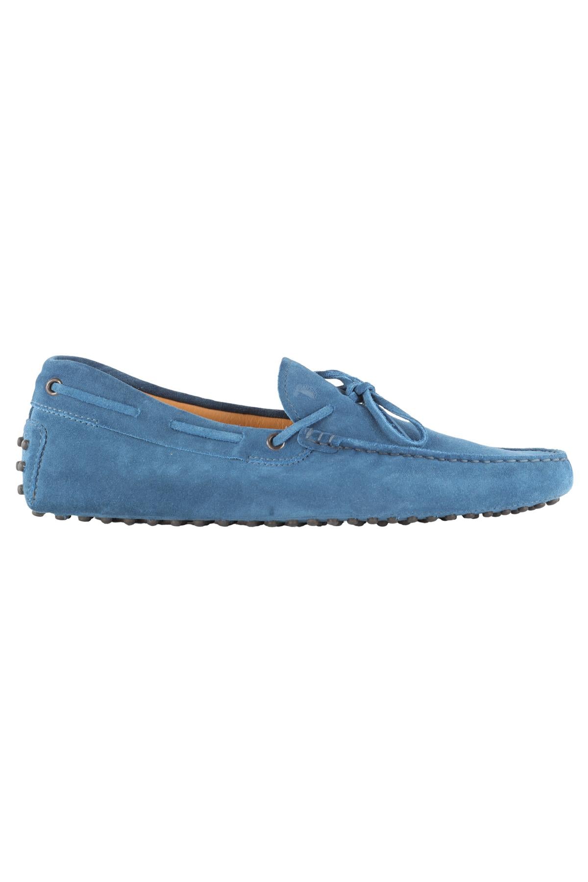 TOD'S BLUE MEN'S SUEDE LOAFERS EU 41.5 UK 7.5 US 8.5