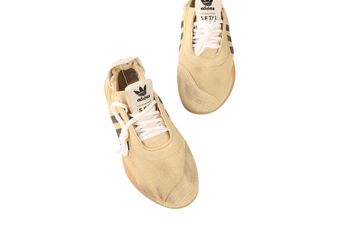 ADIDAS + SFTM BEIGE TAEKWONDO MEI CREAM WHITE SNEAKERS EU 38 2/3 UK 5.5 US 7