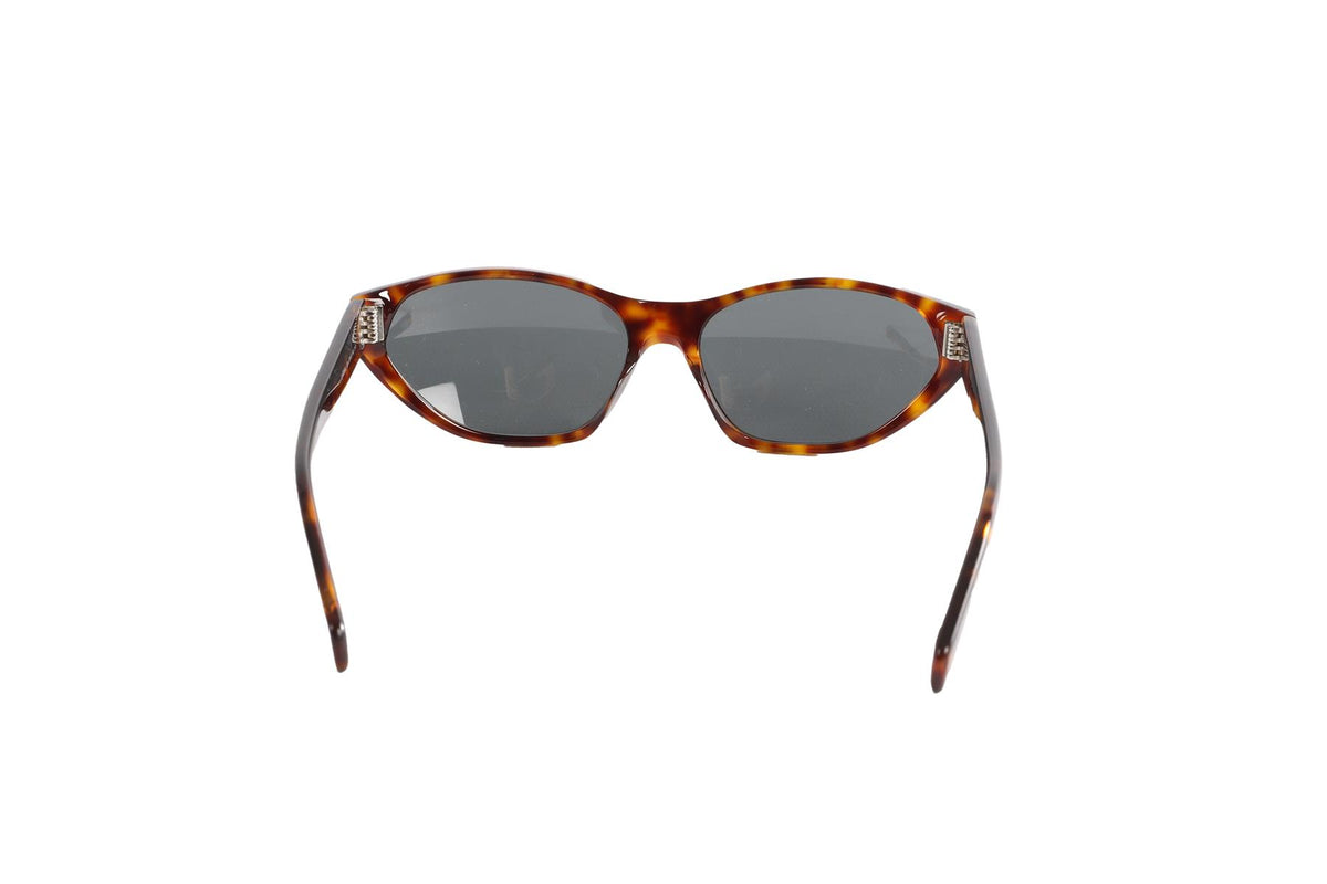 CELINE BROWN CAT EYE ACETATE SUNGLASSES