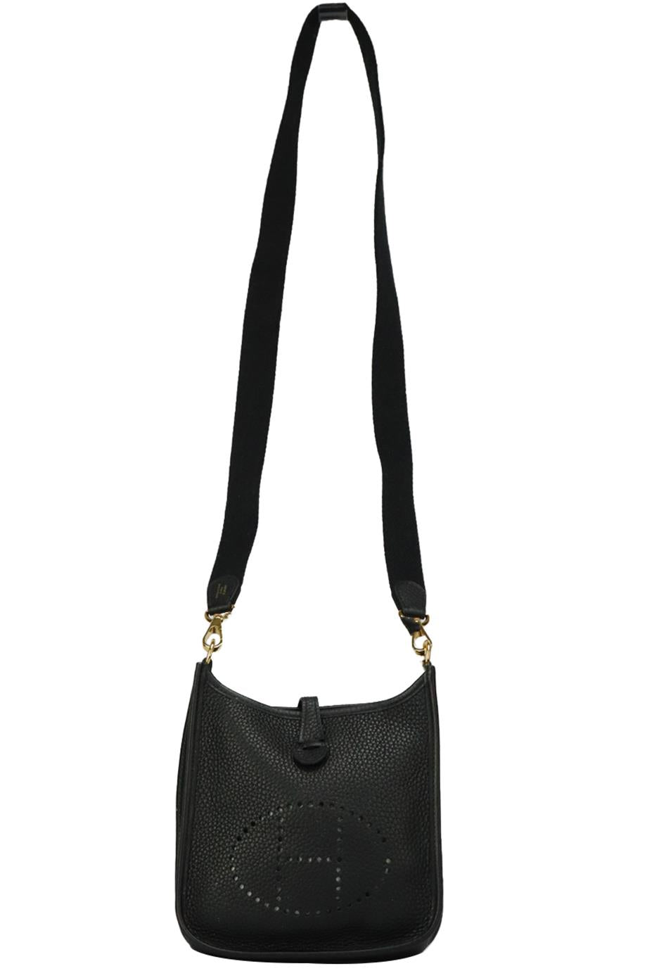 HERMÈS 2020 EVELYNE TMP CLEMENCE LEATHER SHOULDER BAG