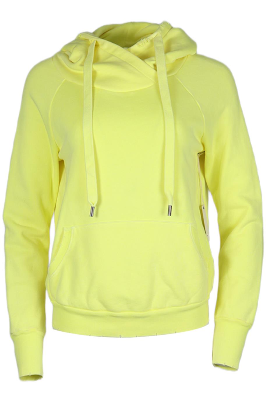 NSF DISTRESSED COTTON JERSEY HOODIE SMALL