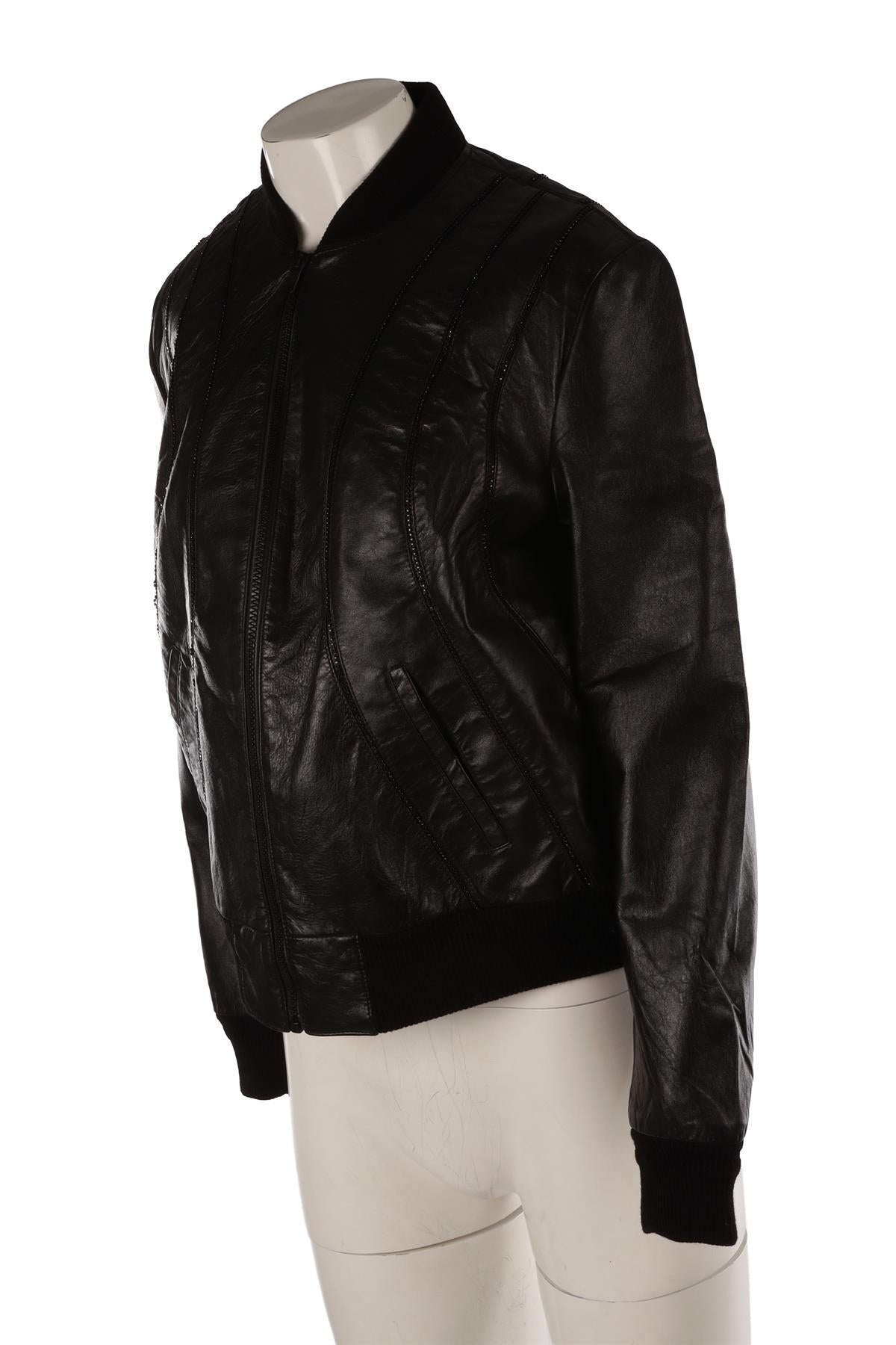 BLACK LEATHER JACKET