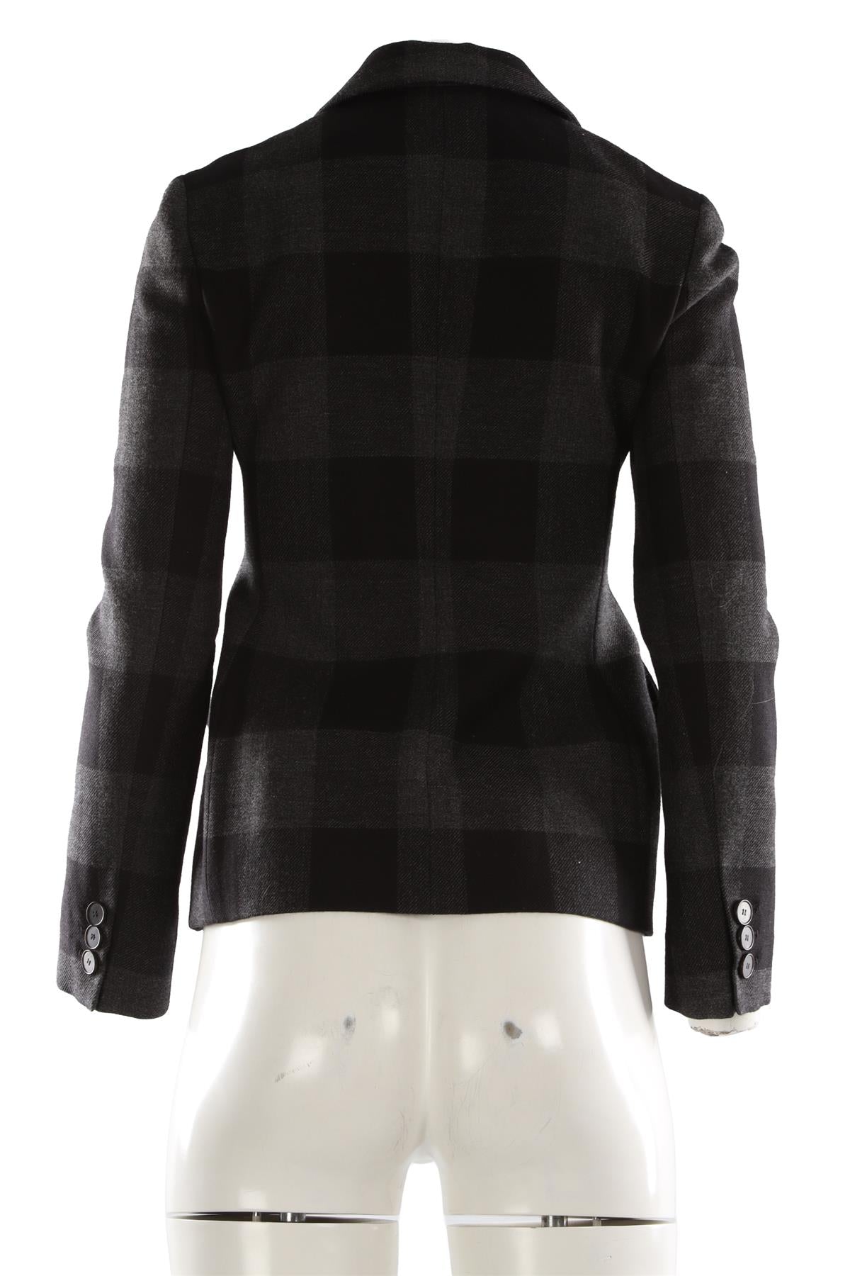 CHRISTIAN DIOR BLACK WOOL BLAZER FR 36 UK 8