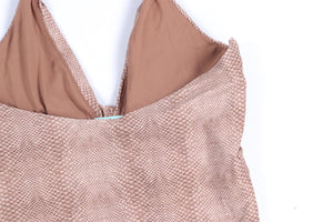 MELISSA ODABASH BROWN SWIMSUIT UK 10