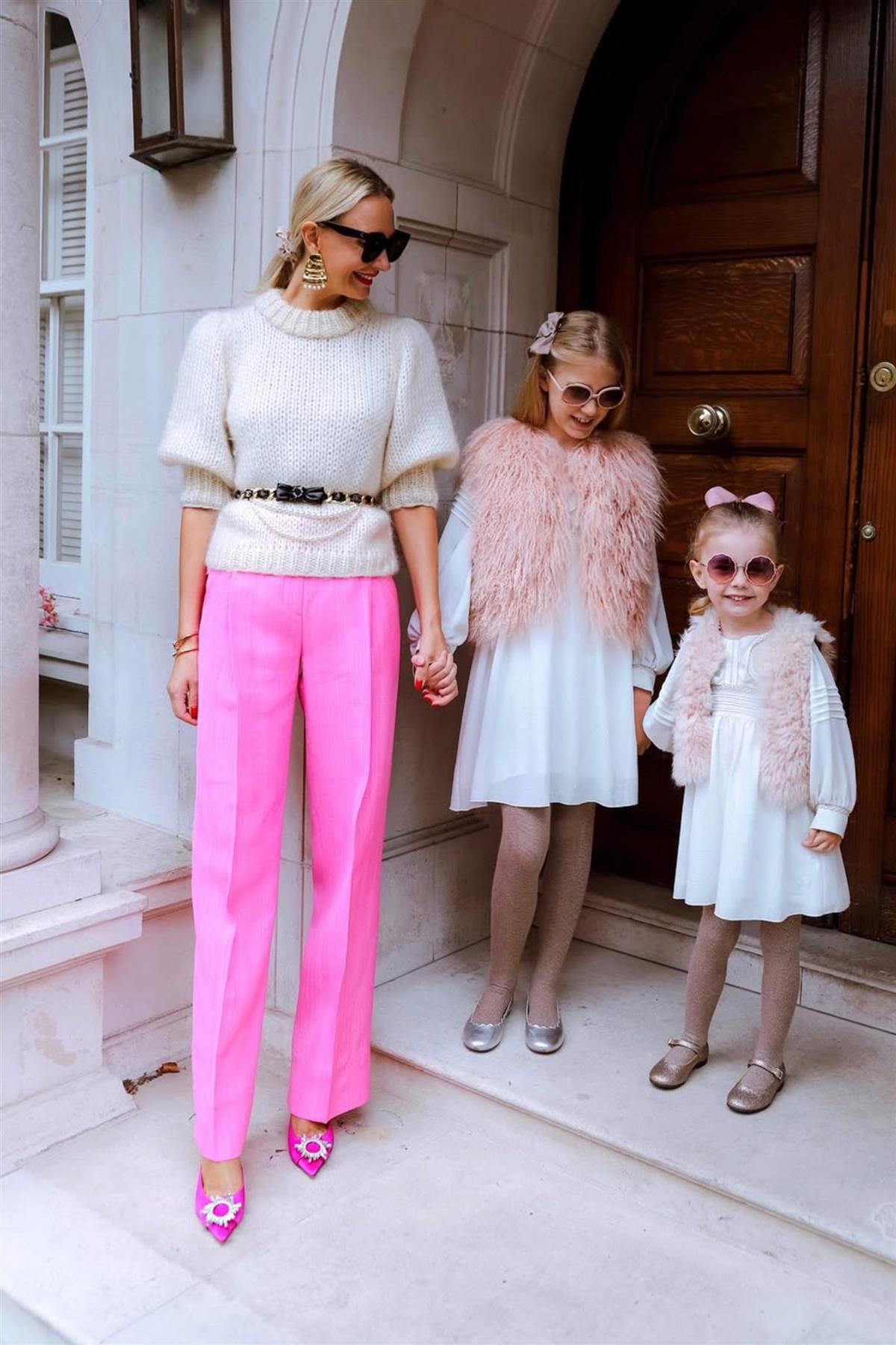 JACQUEMUS PINK WOVEN STRAIGHT LEG PANTS FR 34 UK 6